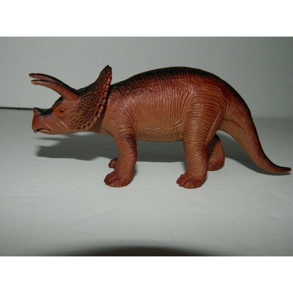 Lot 3 VTG 1988 FUNRISE Authentic Dinosaur Collection Plastic Figure BRONTOSAURUS - Picture 5 of 7
